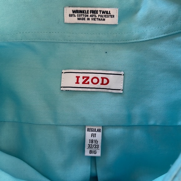 Izod Big Mens Oxford 18.5 32/33 - Picture 5 of 10